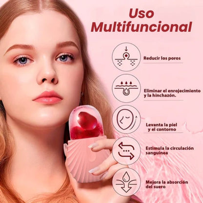 CoolSkin™ Masajeador de Silicona con Efecto Hielo