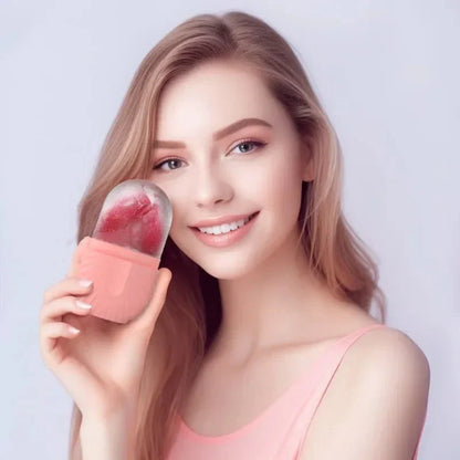 CoolSkin™ Masajeador de Silicona con Efecto Hielo